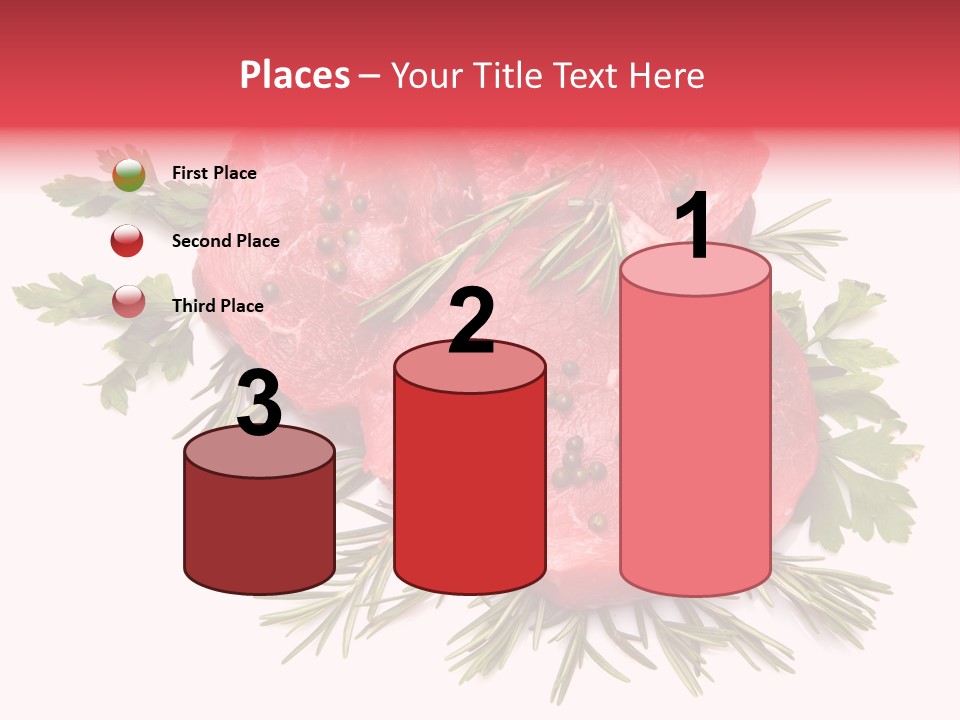 Red Closeup Tender PowerPoint Template