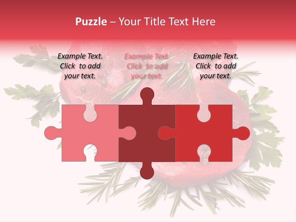 Red Closeup Tender PowerPoint Template