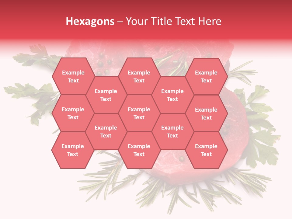 Red Closeup Tender PowerPoint Template