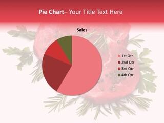 Red Closeup Tender PowerPoint Template