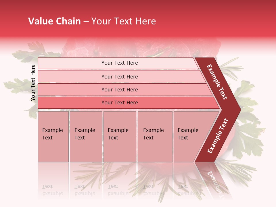 Red Closeup Tender PowerPoint Template