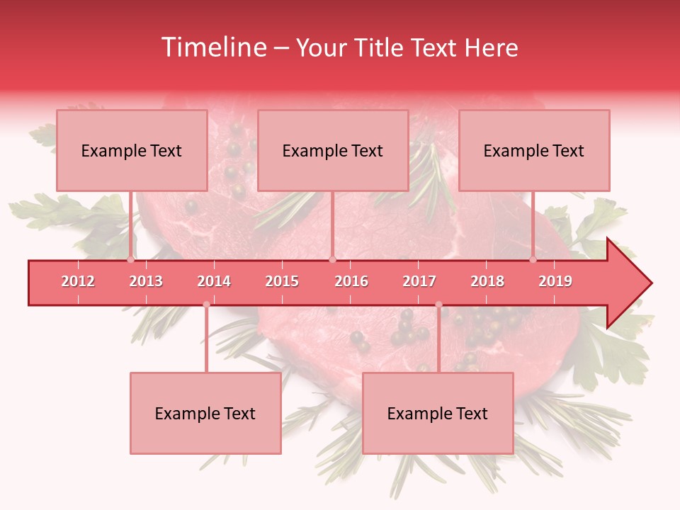 Red Closeup Tender PowerPoint Template