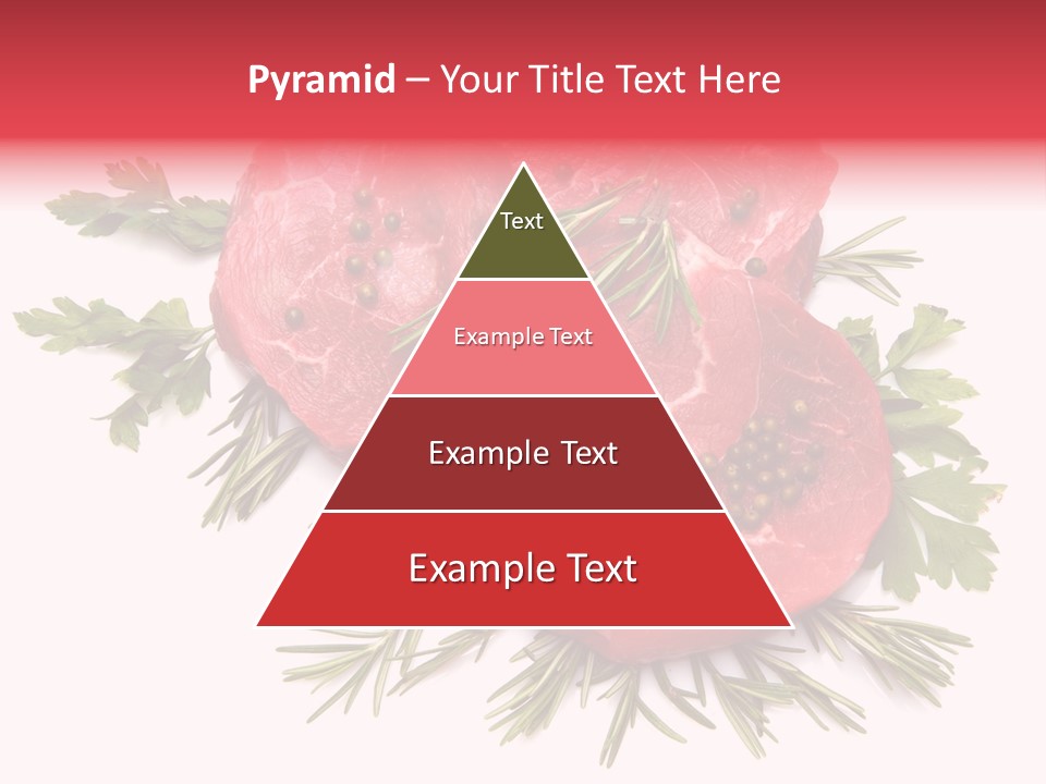 Red Closeup Tender PowerPoint Template