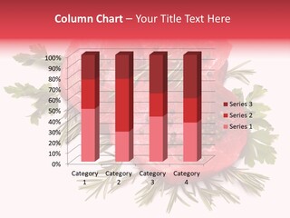 Red Closeup Tender PowerPoint Template