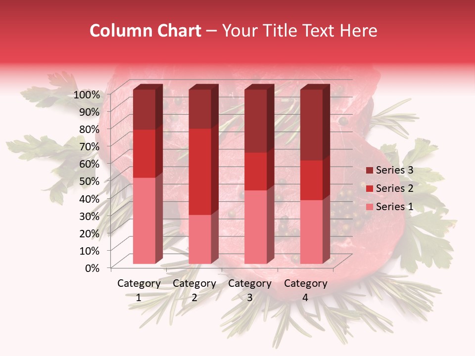 Red Closeup Tender PowerPoint Template