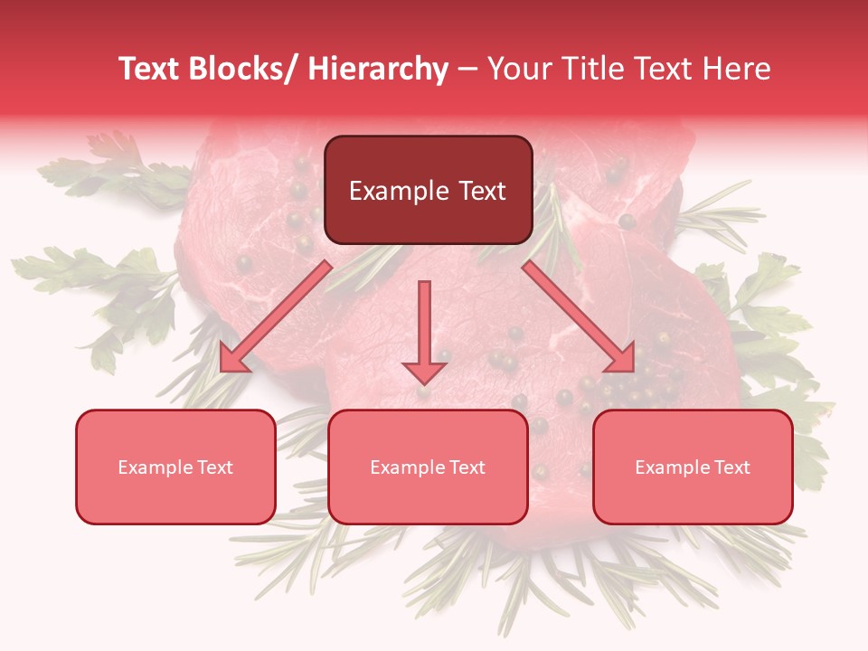 Red Closeup Tender PowerPoint Template