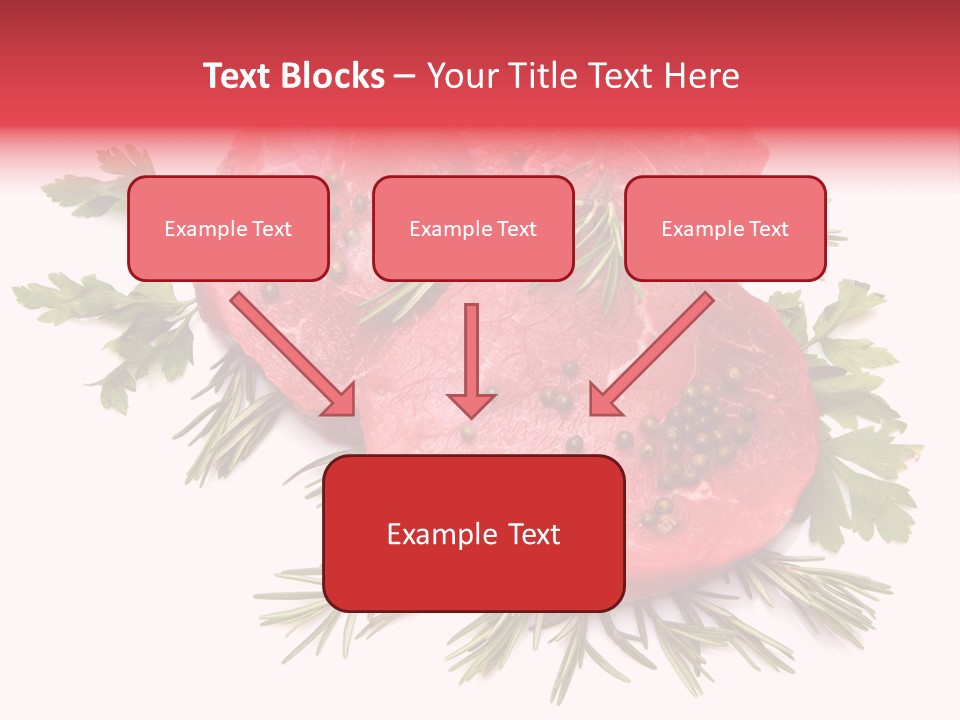 Red Closeup Tender PowerPoint Template