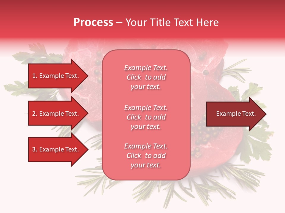 Red Closeup Tender PowerPoint Template