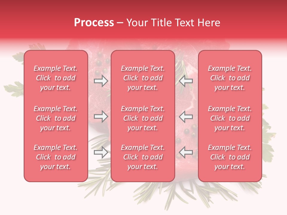 Red Closeup Tender PowerPoint Template