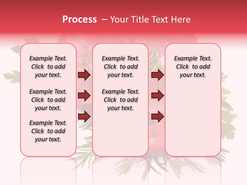 Red Closeup Tender PowerPoint Template