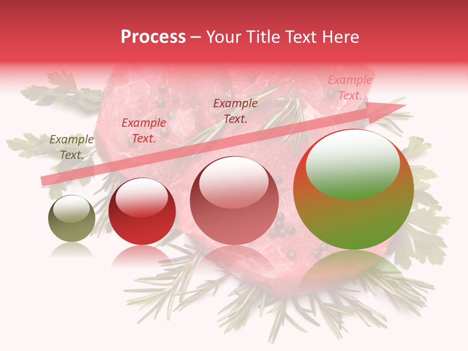 Red Closeup Tender PowerPoint Template