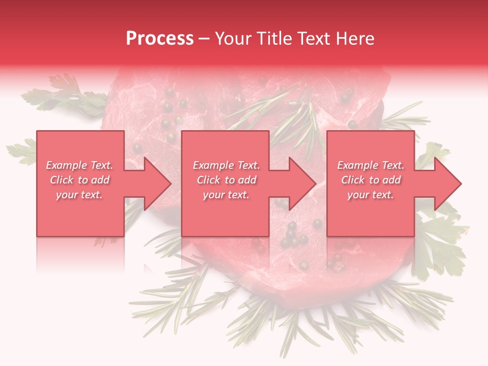 Red Closeup Tender PowerPoint Template