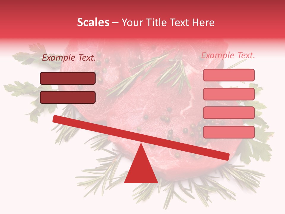 Red Closeup Tender PowerPoint Template