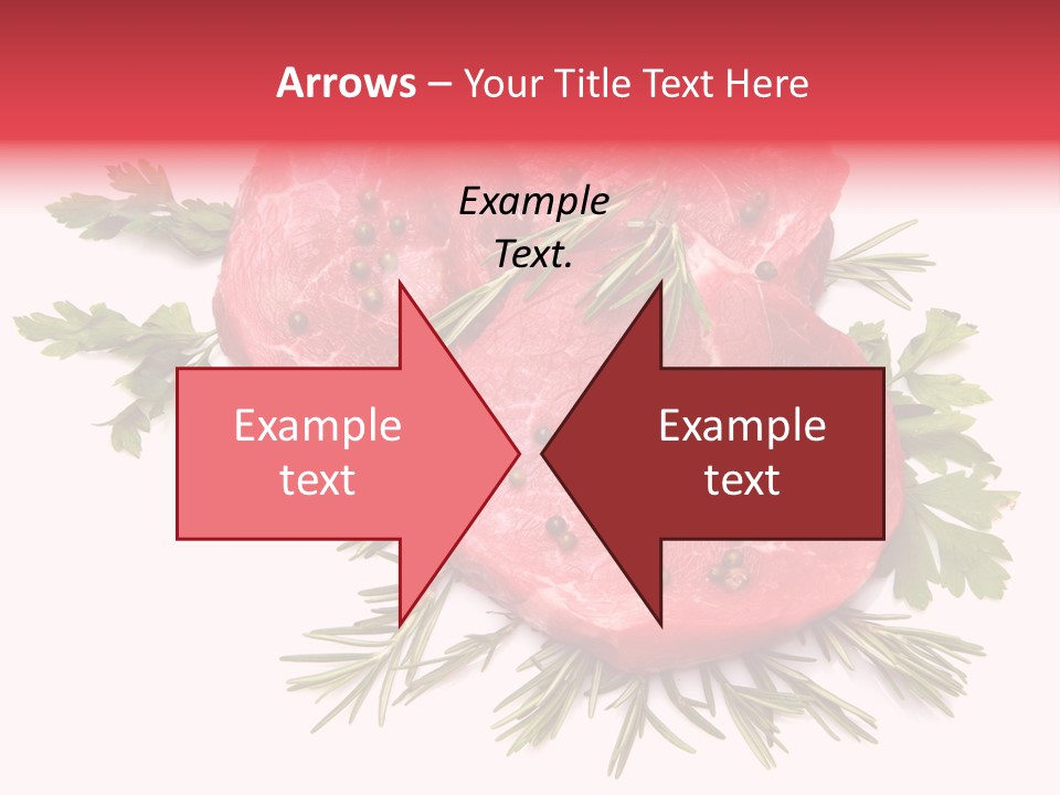 Red Closeup Tender PowerPoint Template