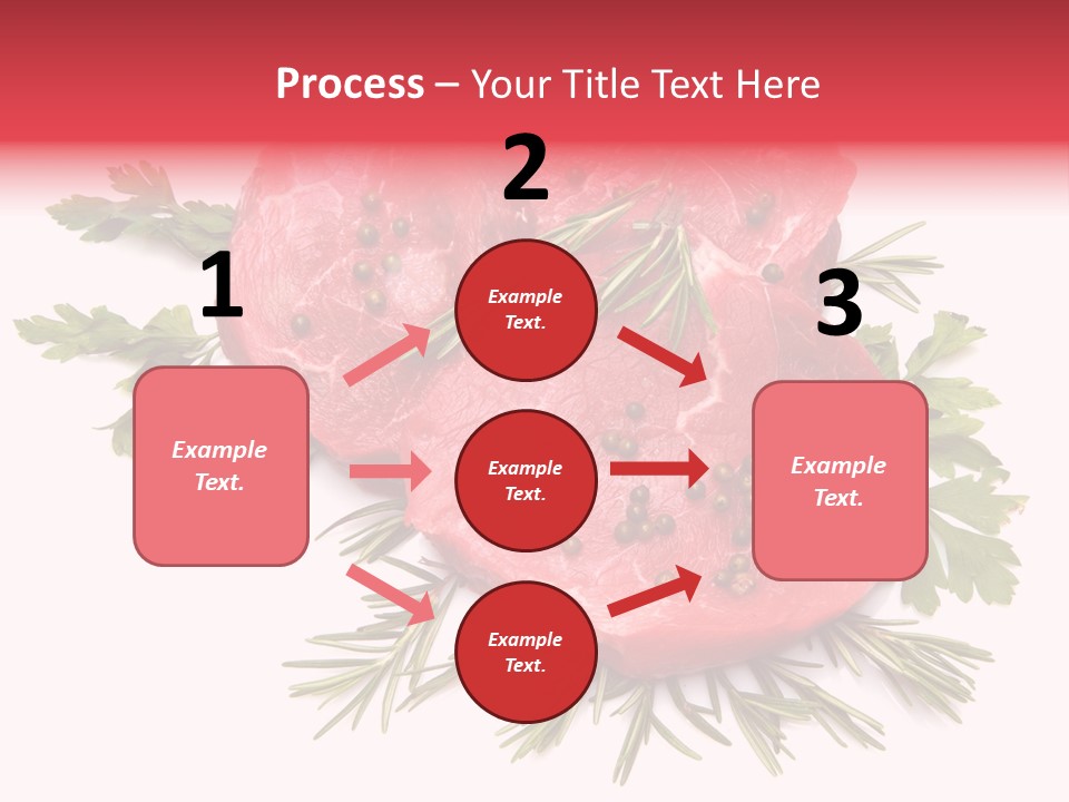 Red Closeup Tender PowerPoint Template