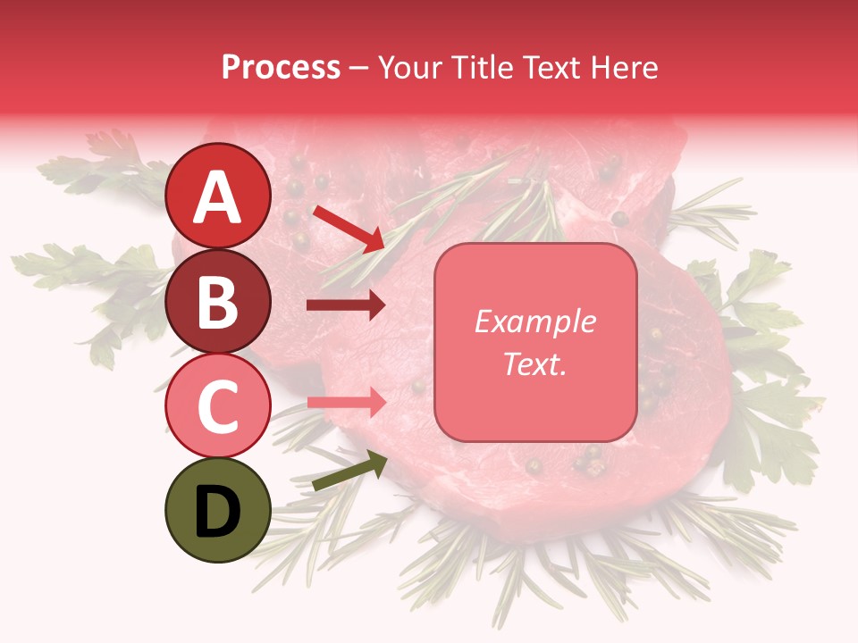 Red Closeup Tender PowerPoint Template