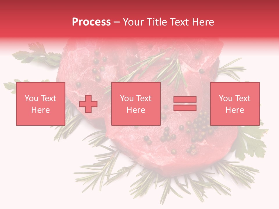 Red Closeup Tender PowerPoint Template