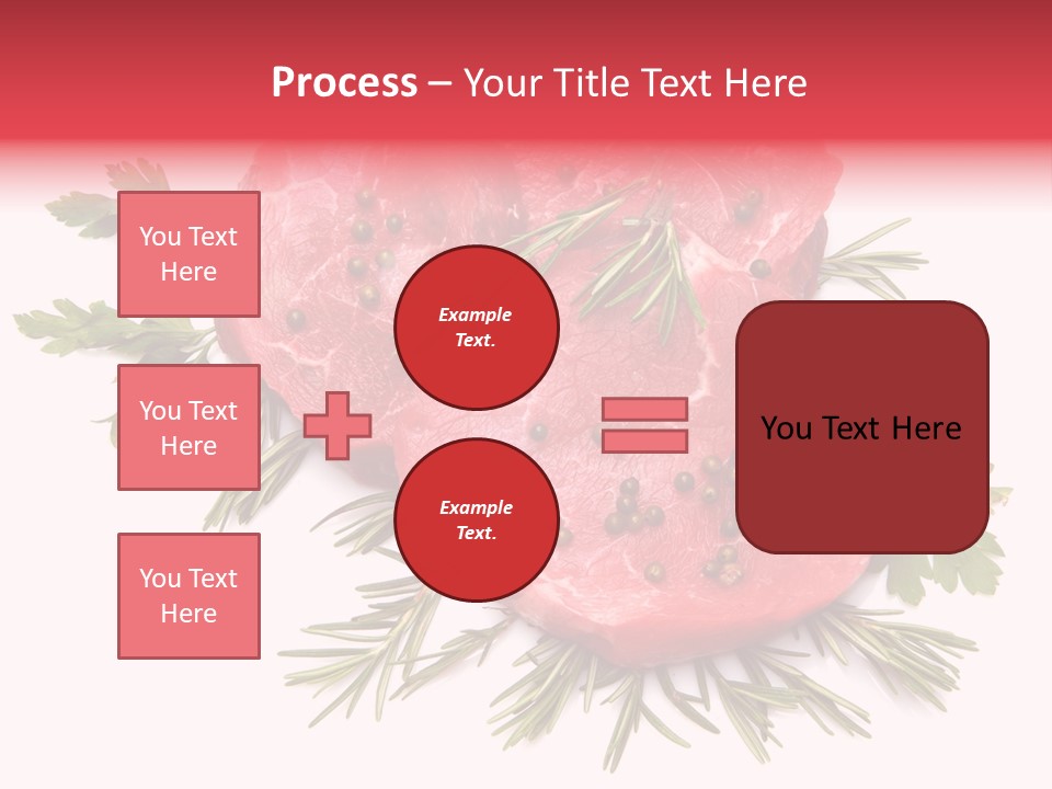 Red Closeup Tender PowerPoint Template
