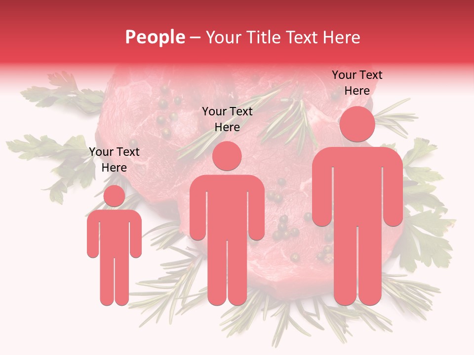 Red Closeup Tender PowerPoint Template