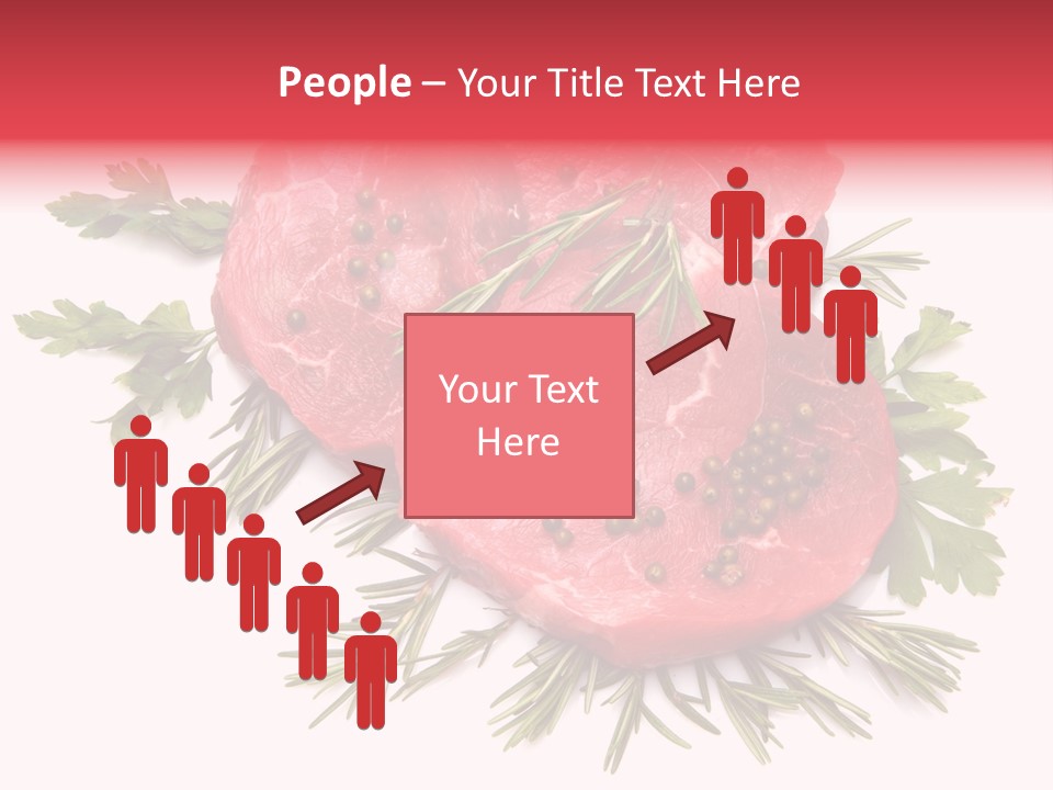 Red Closeup Tender PowerPoint Template