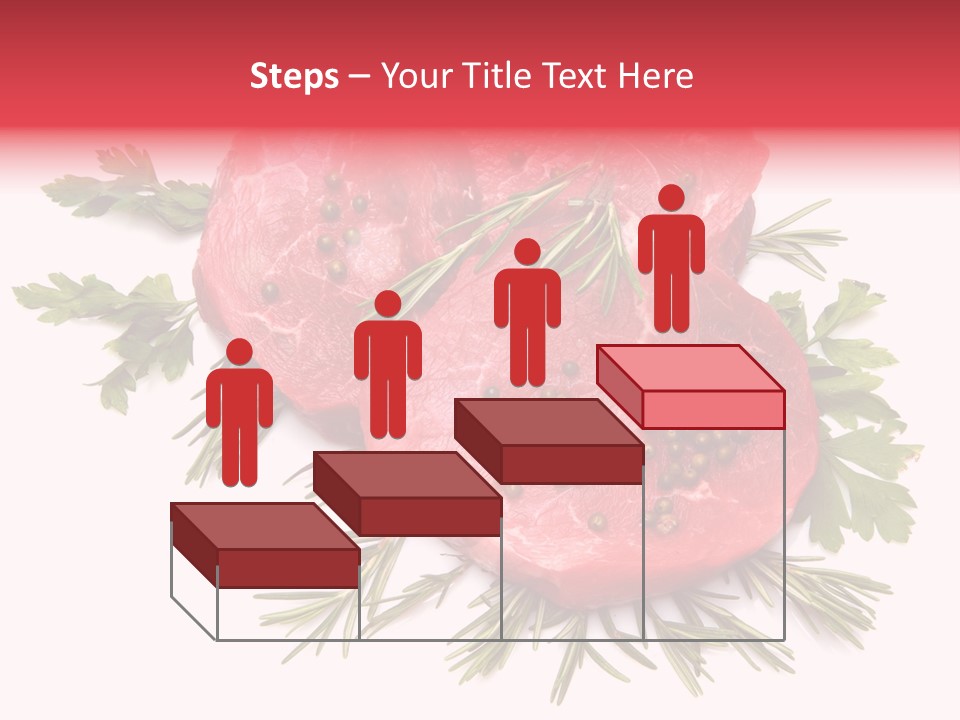 Red Closeup Tender PowerPoint Template