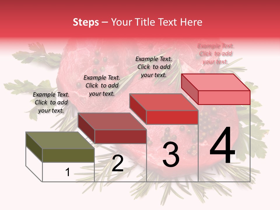 Red Closeup Tender PowerPoint Template