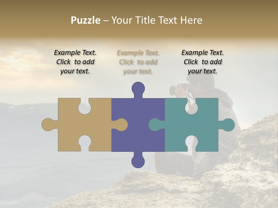 Guy Photographer PowerPoint Template