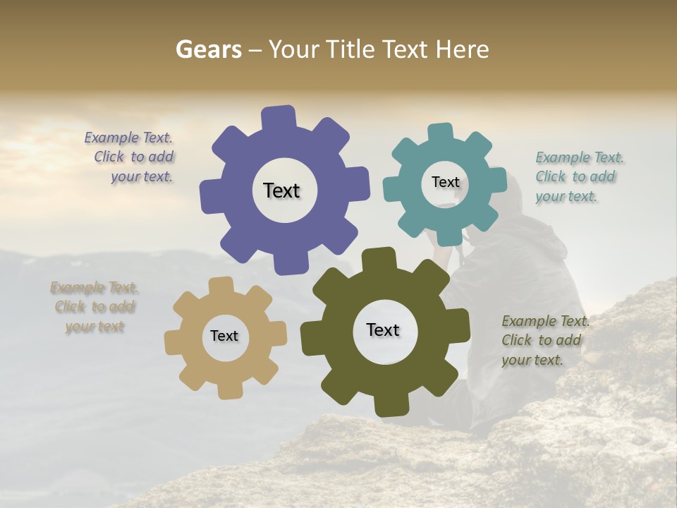 Guy Photographer PowerPoint Template