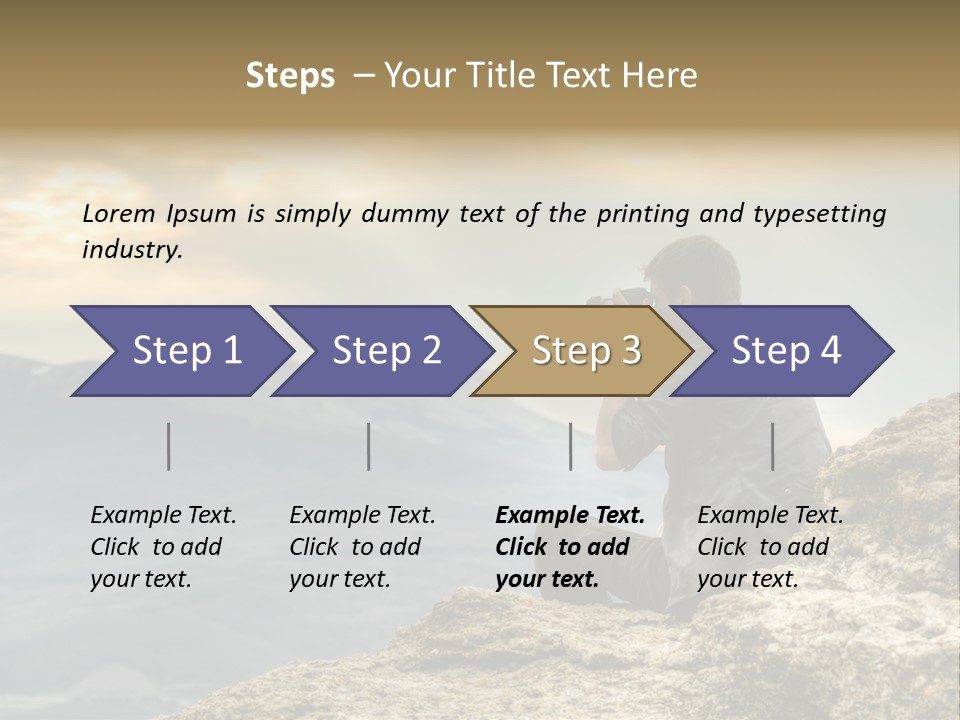Guy Photographer PowerPoint Template