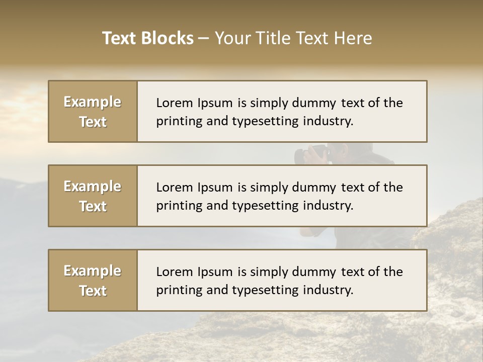 Guy Photographer PowerPoint Template