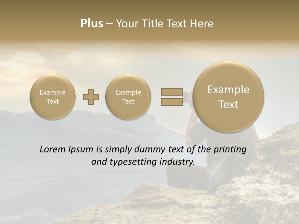 Guy Photographer PowerPoint Template