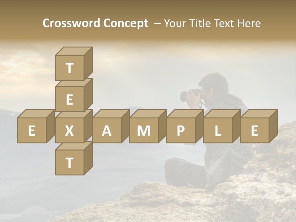 Guy Photographer PowerPoint Template