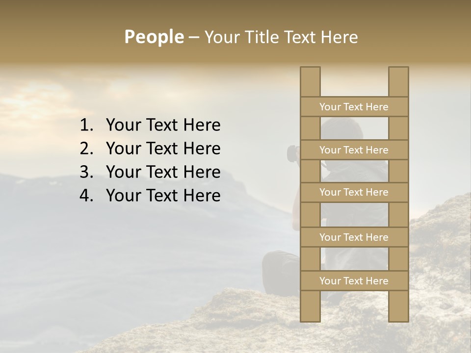 Guy Photographer PowerPoint Template