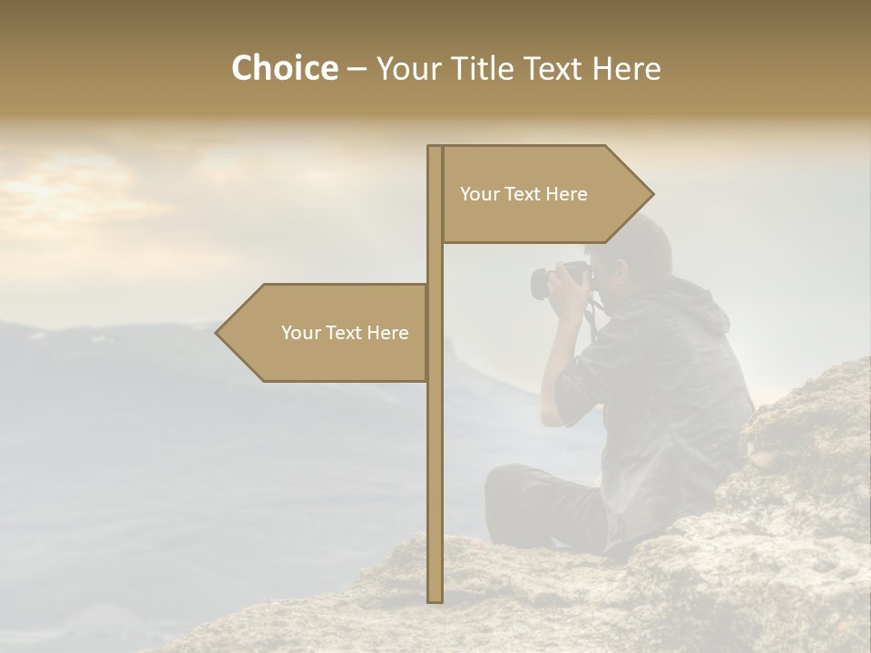 Guy Photographer PowerPoint Template