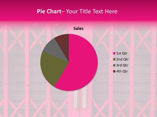 Metal Door Design PowerPoint Template