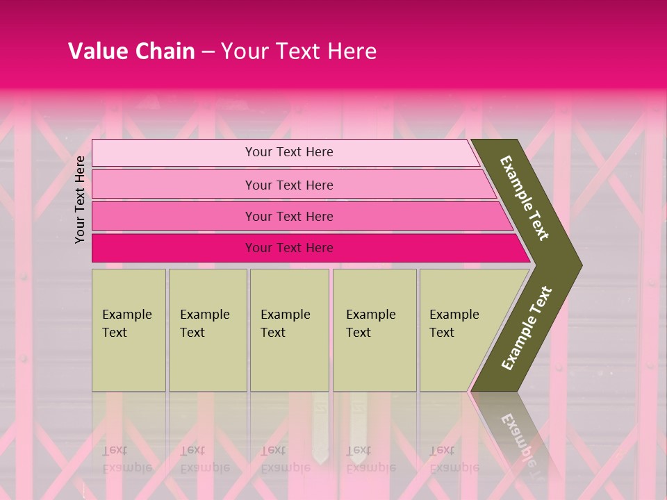 Metal Door Design PowerPoint Template