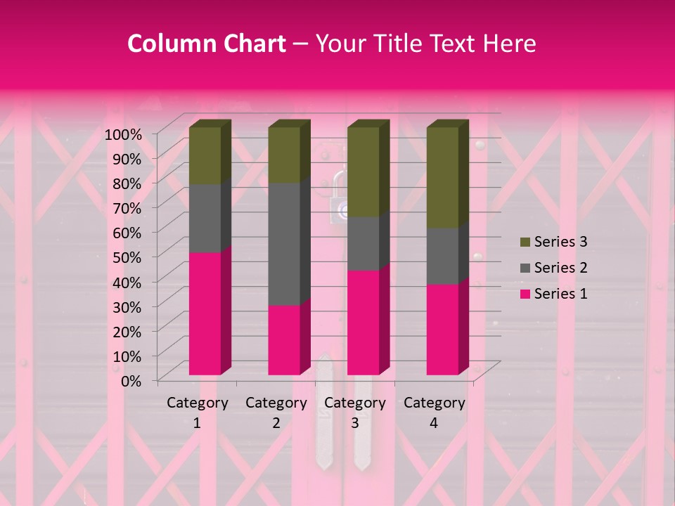 Metal Door Design PowerPoint Template