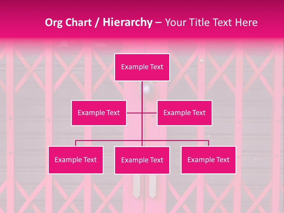 Metal Door Design PowerPoint Template