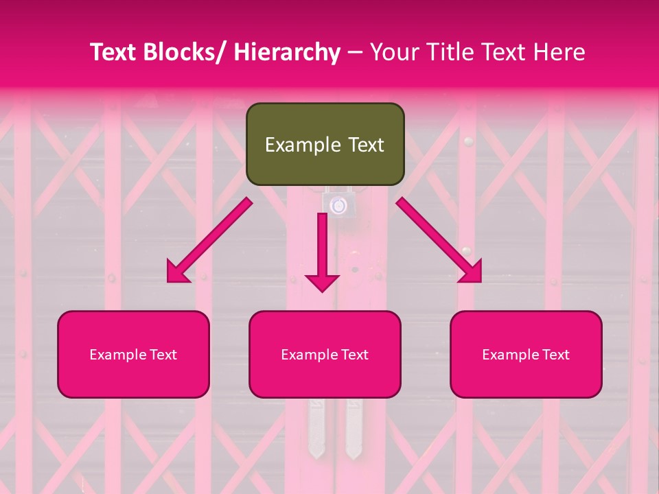 Metal Door Design PowerPoint Template