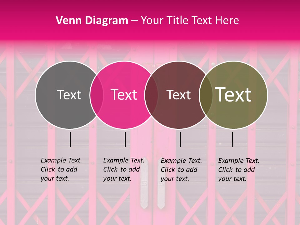 Metal Door Design PowerPoint Template