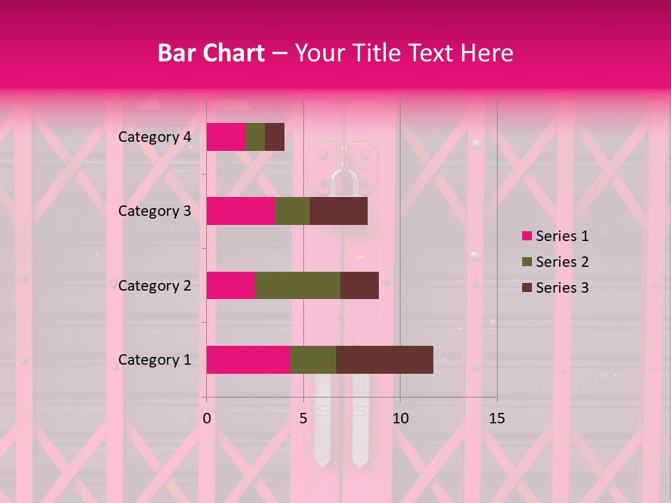 Metal Door Design PowerPoint Template