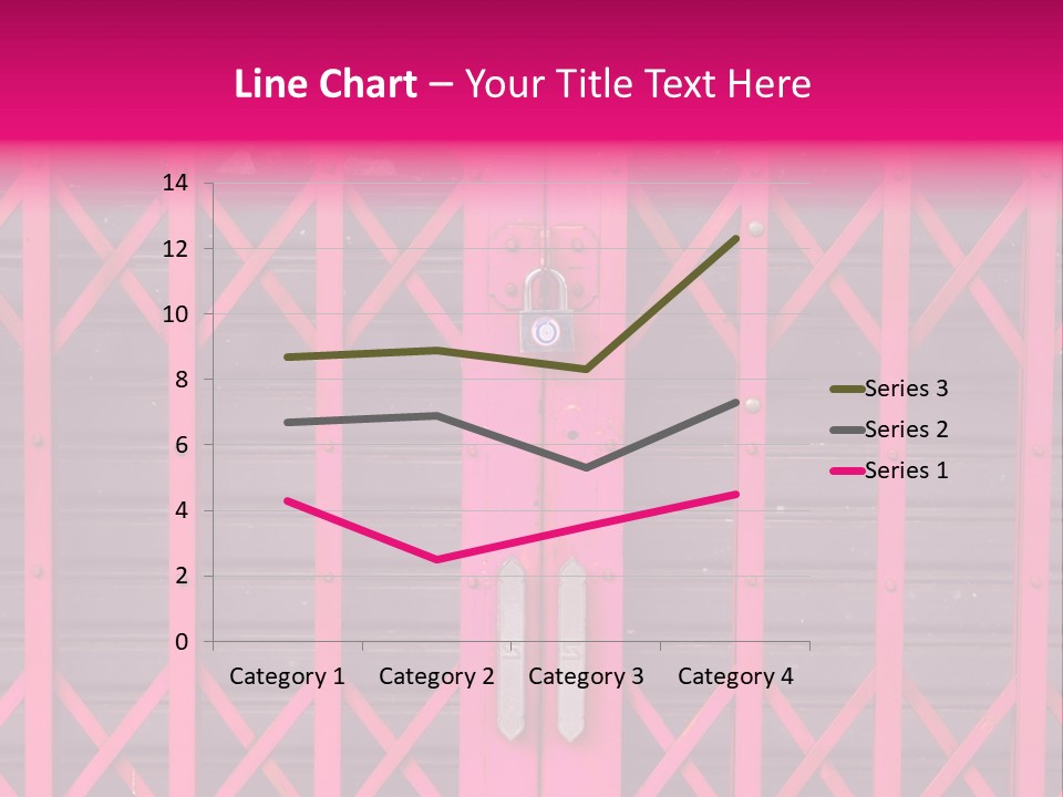 Metal Door Design PowerPoint Template