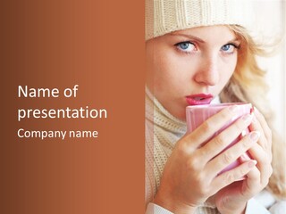 Winter Coffee PowerPoint Template