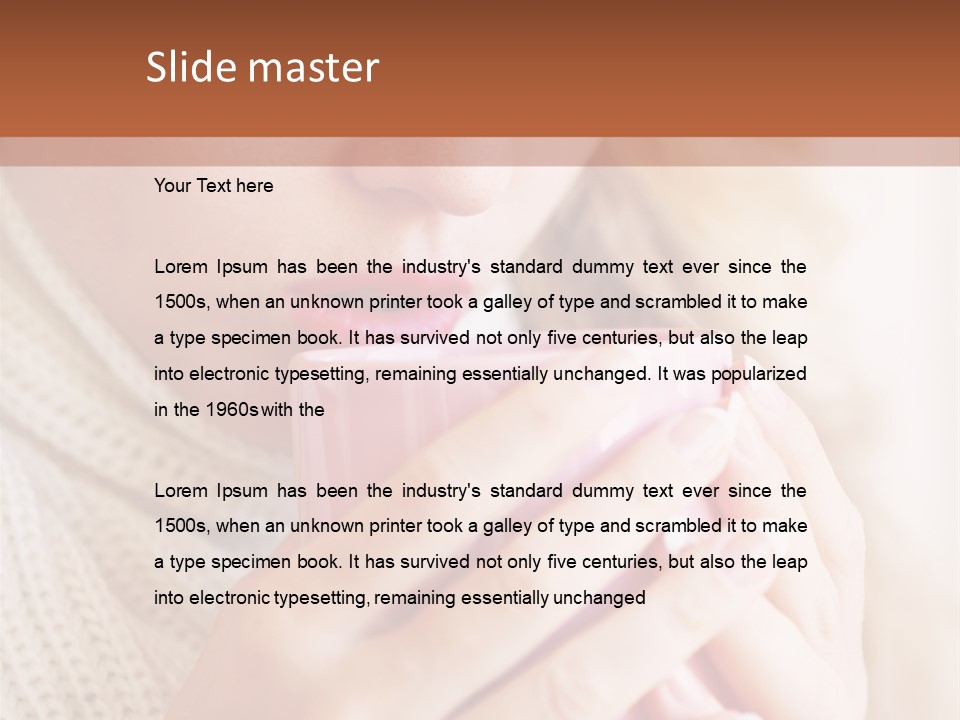 Winter Coffee PowerPoint Template