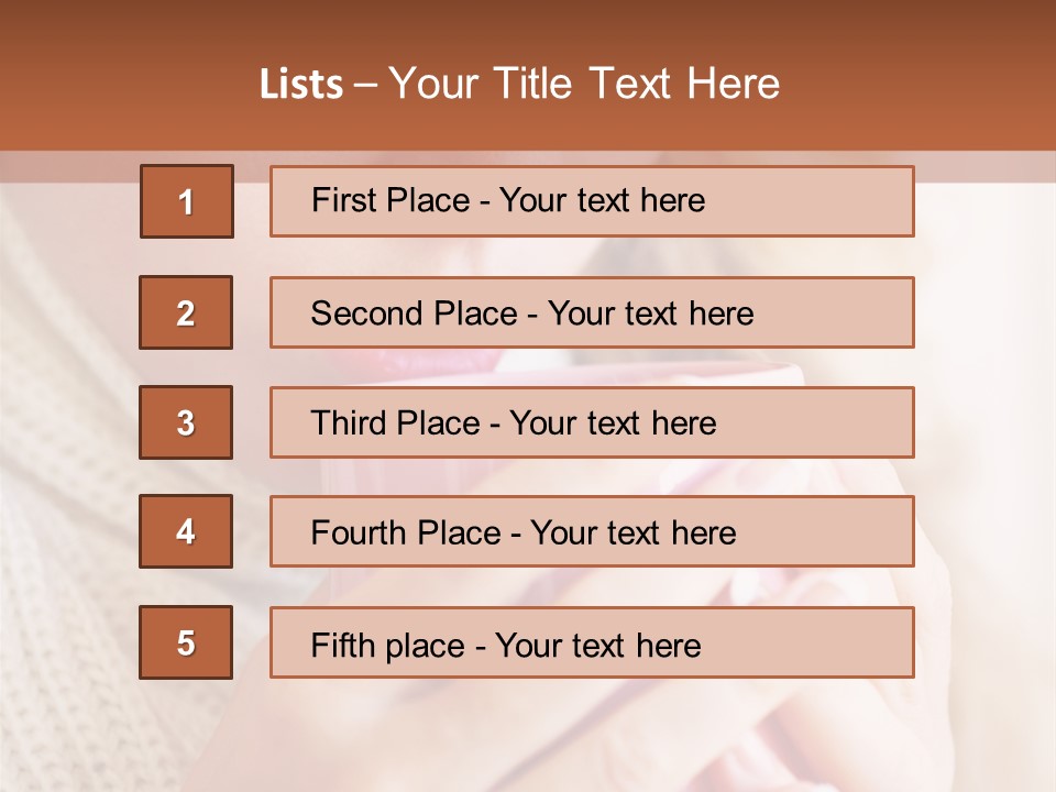 Winter Coffee PowerPoint Template