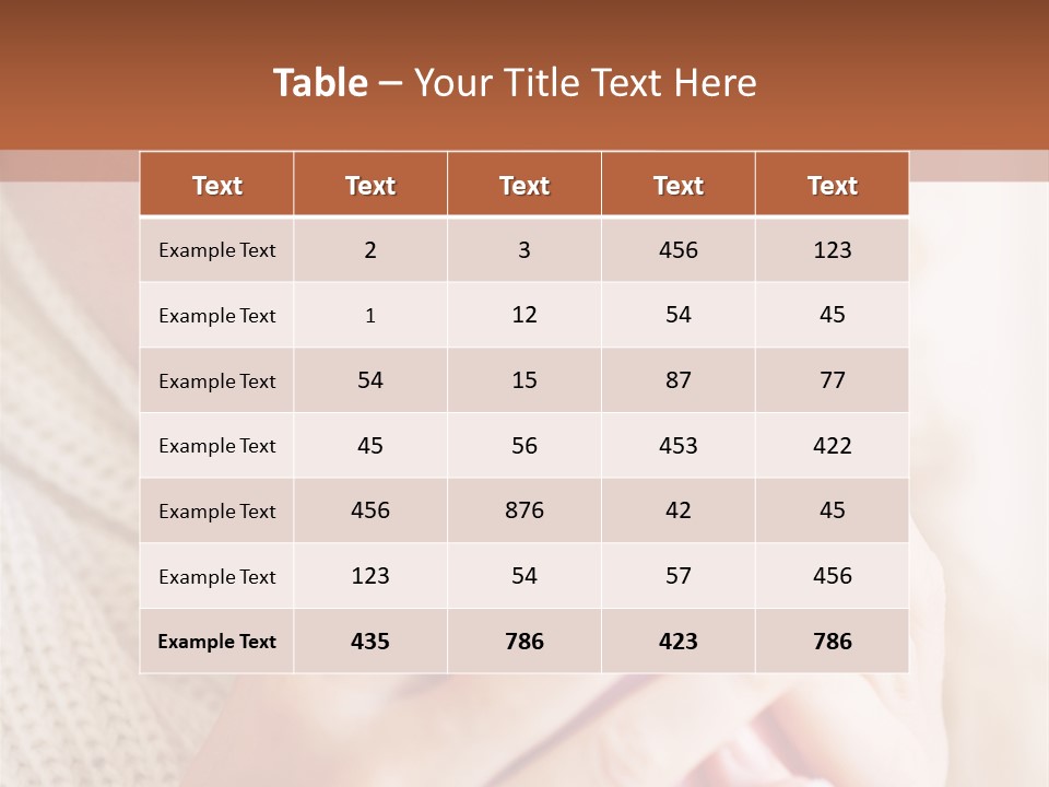Winter Coffee PowerPoint Template