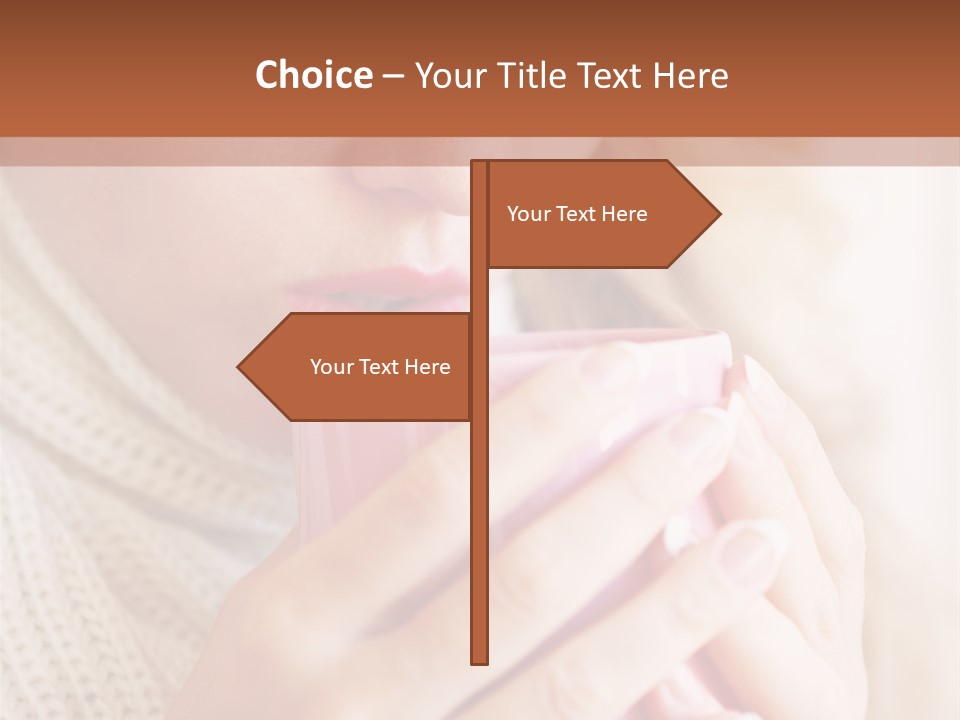 Winter Coffee PowerPoint Template