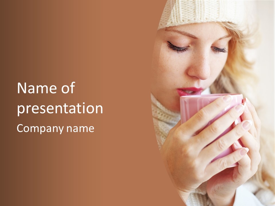 Winter Coffee PowerPoint Template