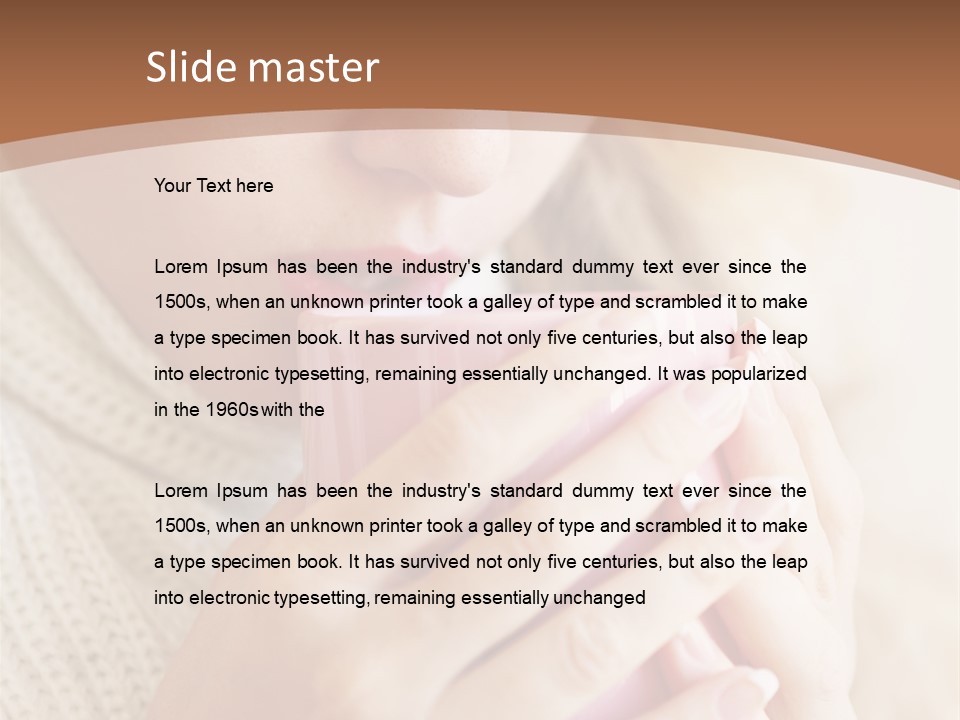 Winter Coffee PowerPoint Template