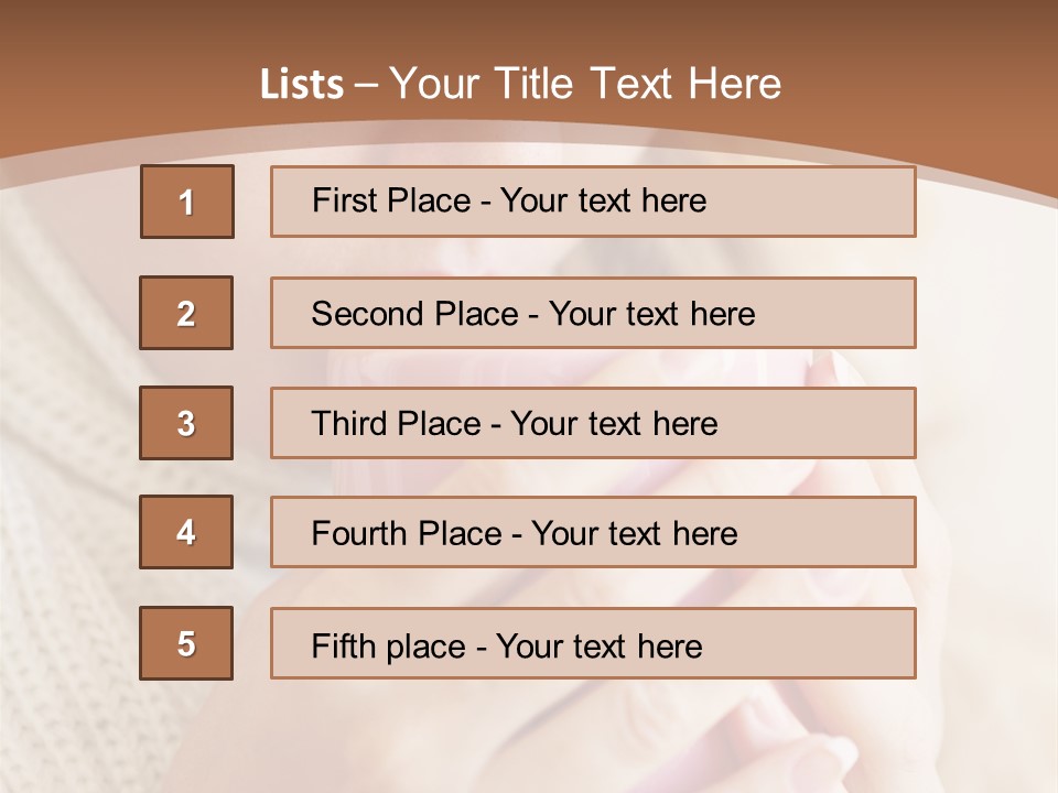 Winter Coffee PowerPoint Template